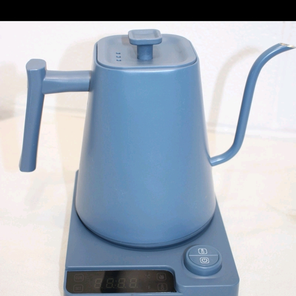 Blue Electric Gooseneck Kettle